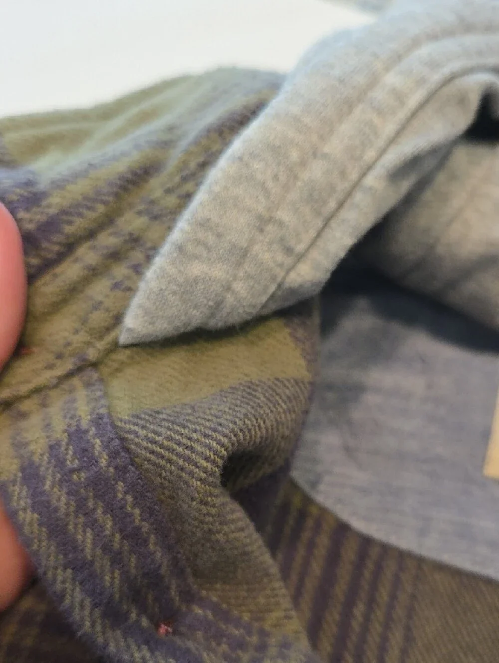 Levi's Boys Green Blue Plaid Hooded Flannel Shacket Shirt Size 4/5 90s Grunge